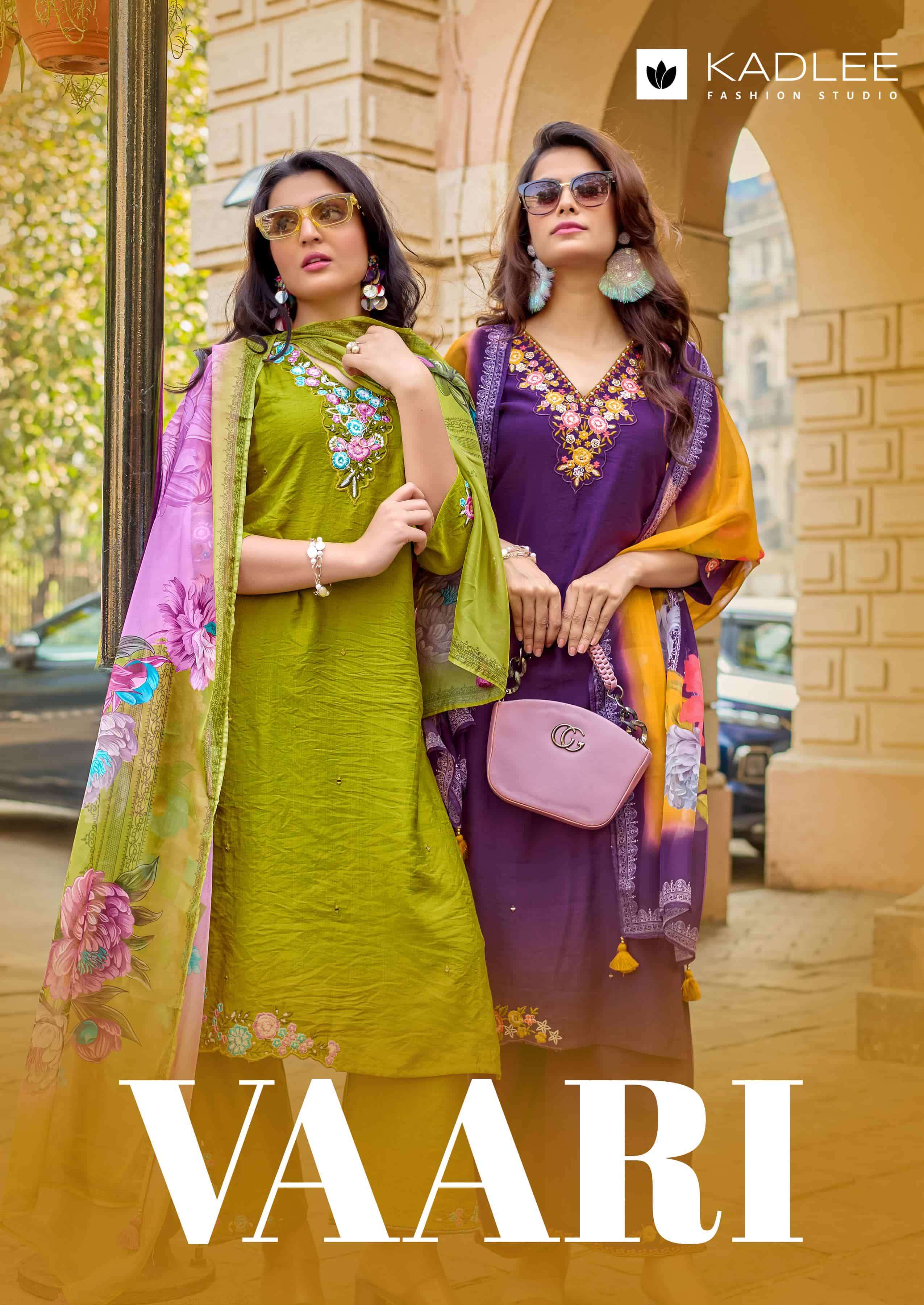 KADLEE VAARI 4001 TO 4004 SERIES PURE VISCOSE WEAVING DRESSES-00014