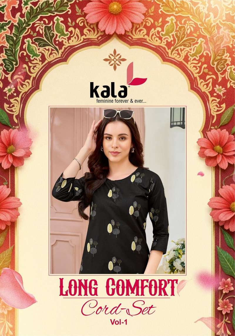 KALA LONG COMFORT VOL-1 9301 TO 9312 SERIES COTTON PRINTED STITCHED CO-ORD SET-00015
