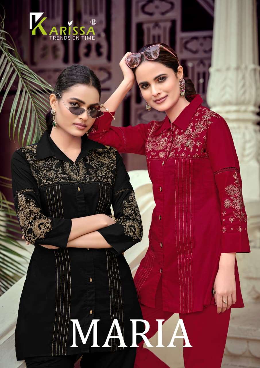 KARISSA MARIA 1001 TO 1004 SERIES PURE COTTON CO-ORD SET-00014