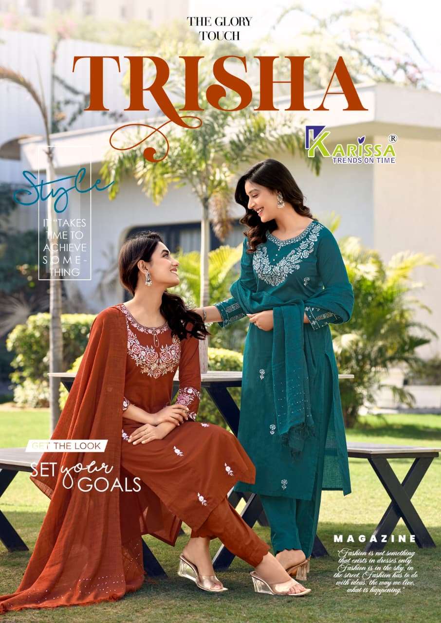 KARISSA TRISHA 1001 TO 1004 SERIES HEAVY COTTON DRESSES-00014