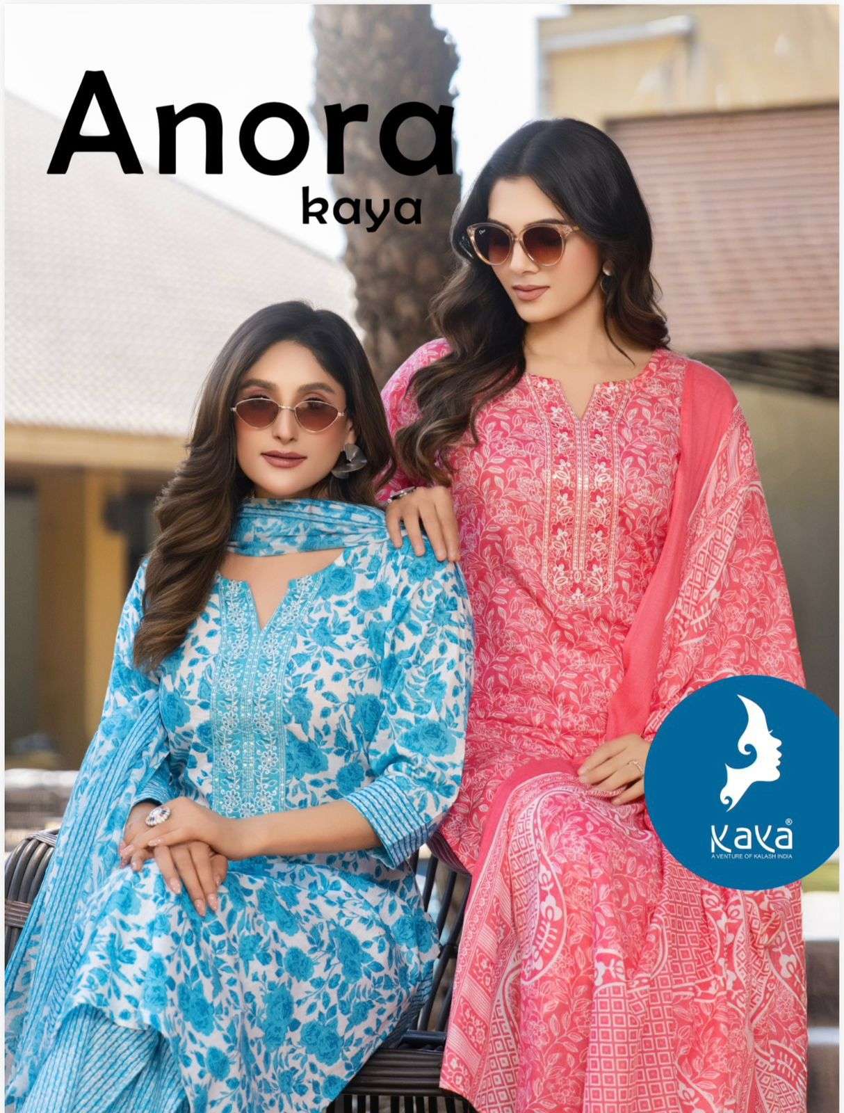 KAYA ANORA 01 TO 06 SERIES PURE COTTON PRINTED DRESSES-00014