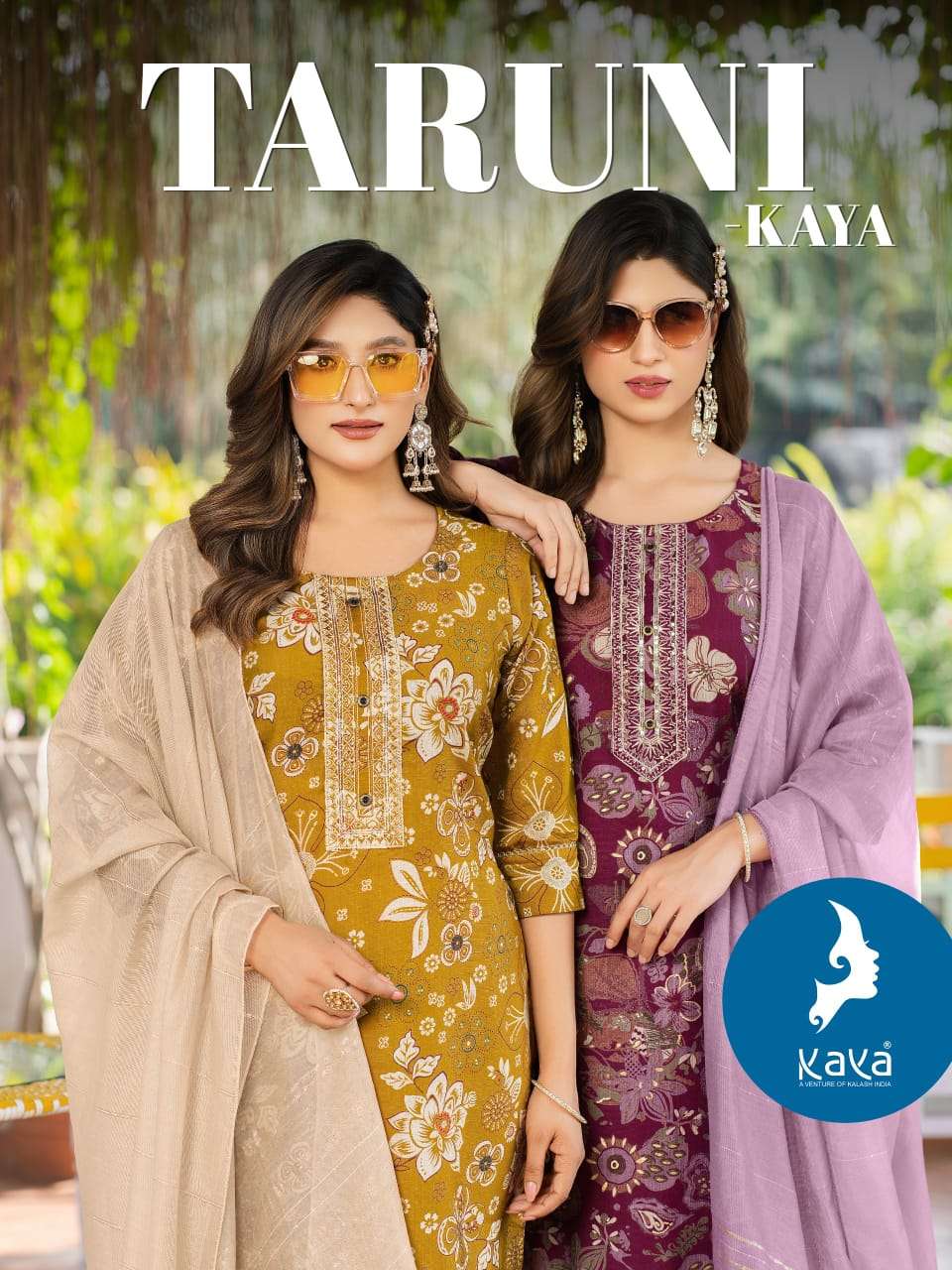 KAYA TARUNI 01 TO 06 SERIES PURE VERTICAN PRINTED DRESSES-00014