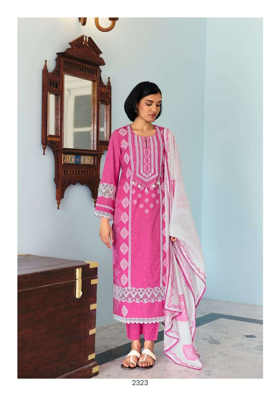 KIMOR AMAAANAT COTTON LAWN PRINTED UNSTITCHED PAKISTANI SUITS SET-00069