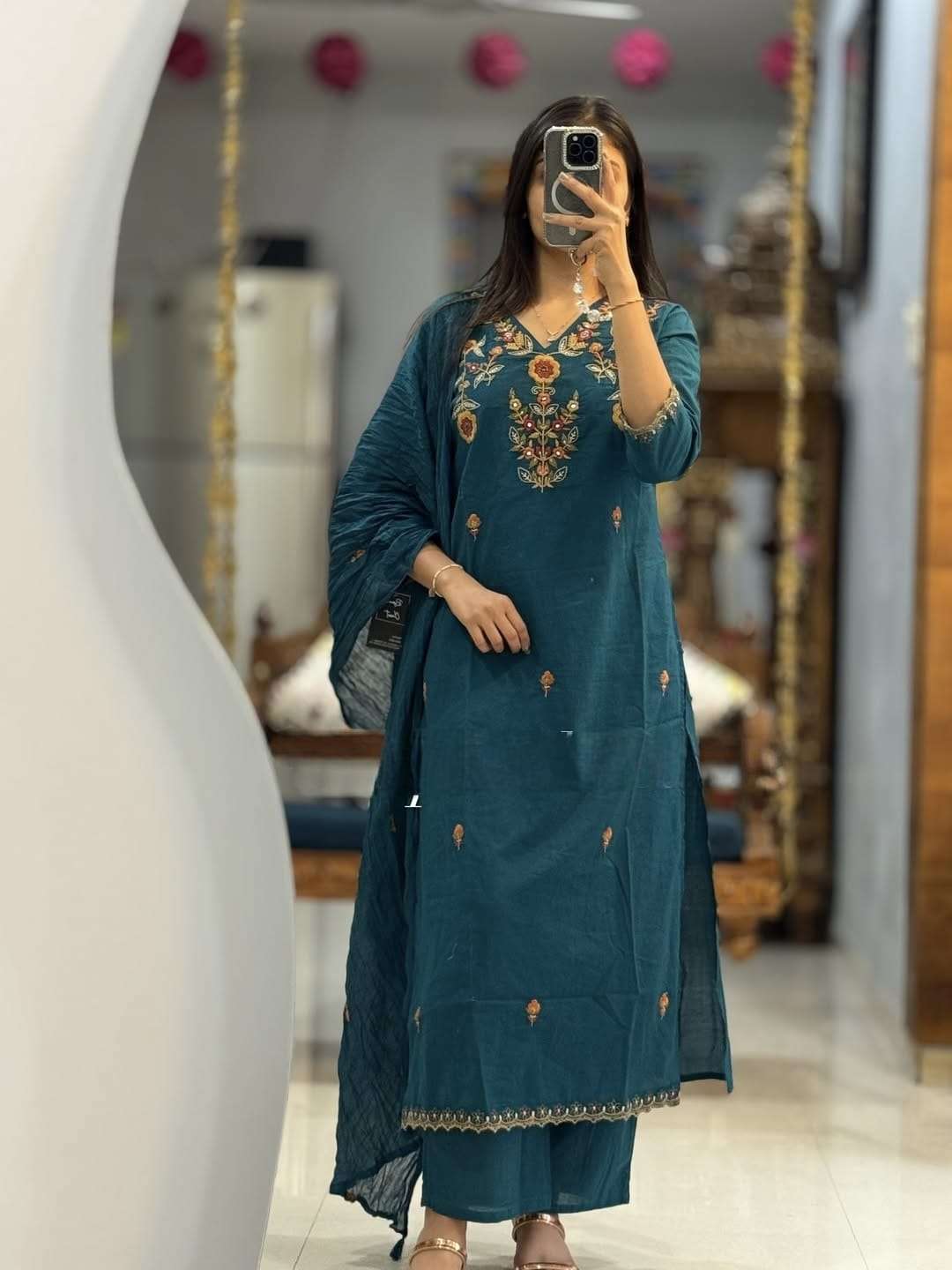 MANSHI VOL-15 BY ASLIWHOLESALE DESIGNER PURE COTTON EMBROIDERY DRESS-00211