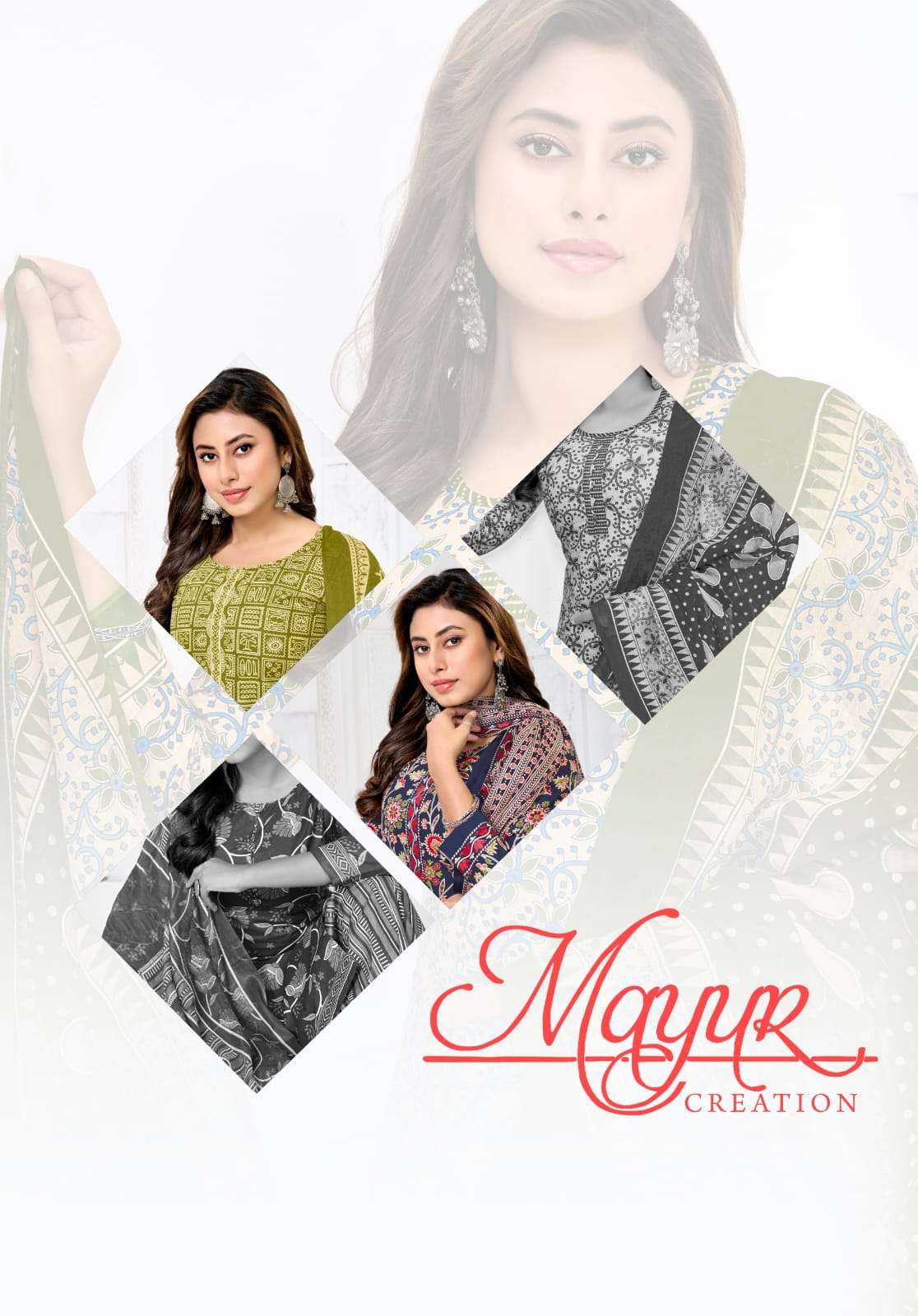 MAYUR CREATION TRADITIONAL VOL-10 10001 TO 10010 SERIES PURE COTTON DRESSES-00062