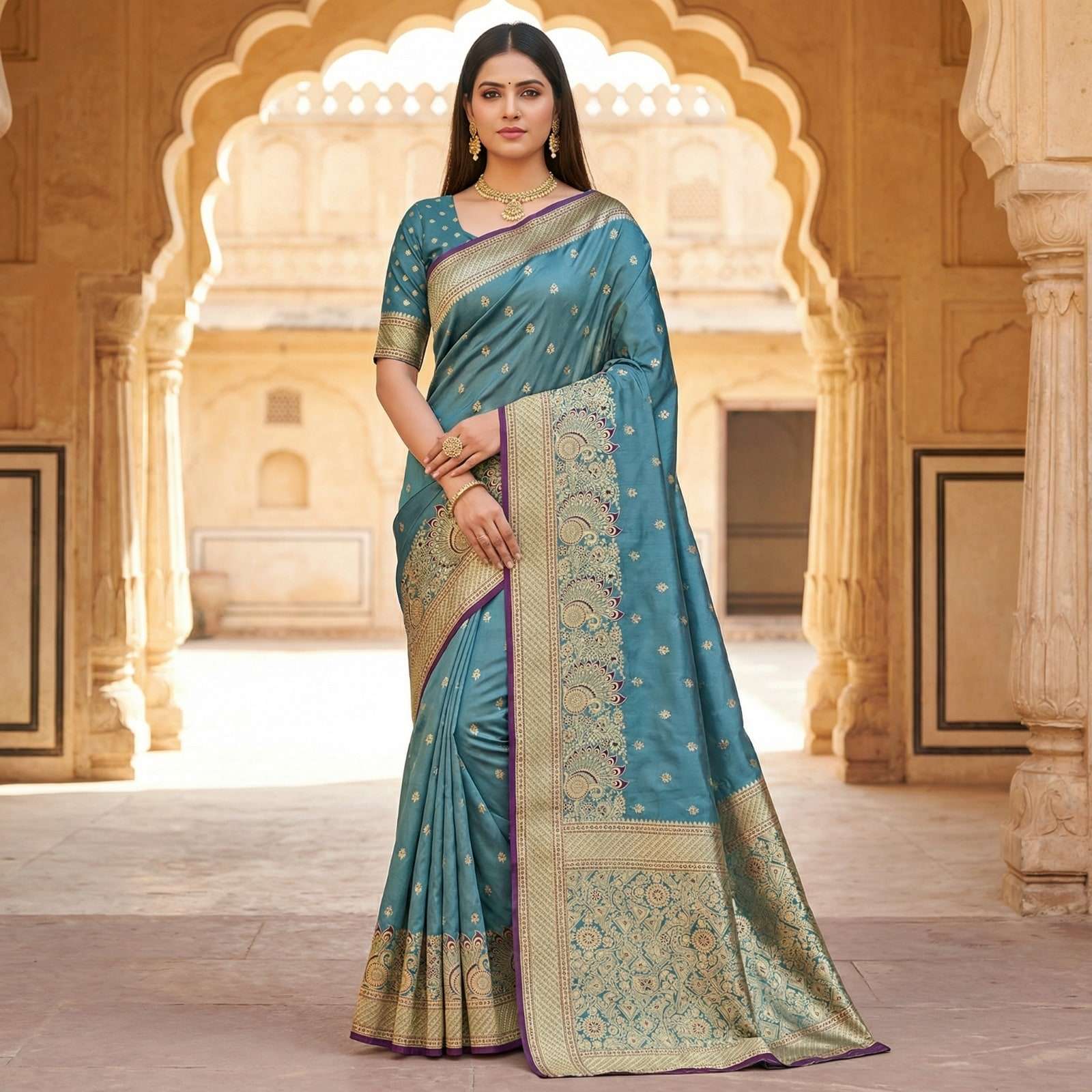 MB-12 COLOUR BY ASLIWHOLESALE DESIGNER PURE SATIN SAREES-00049