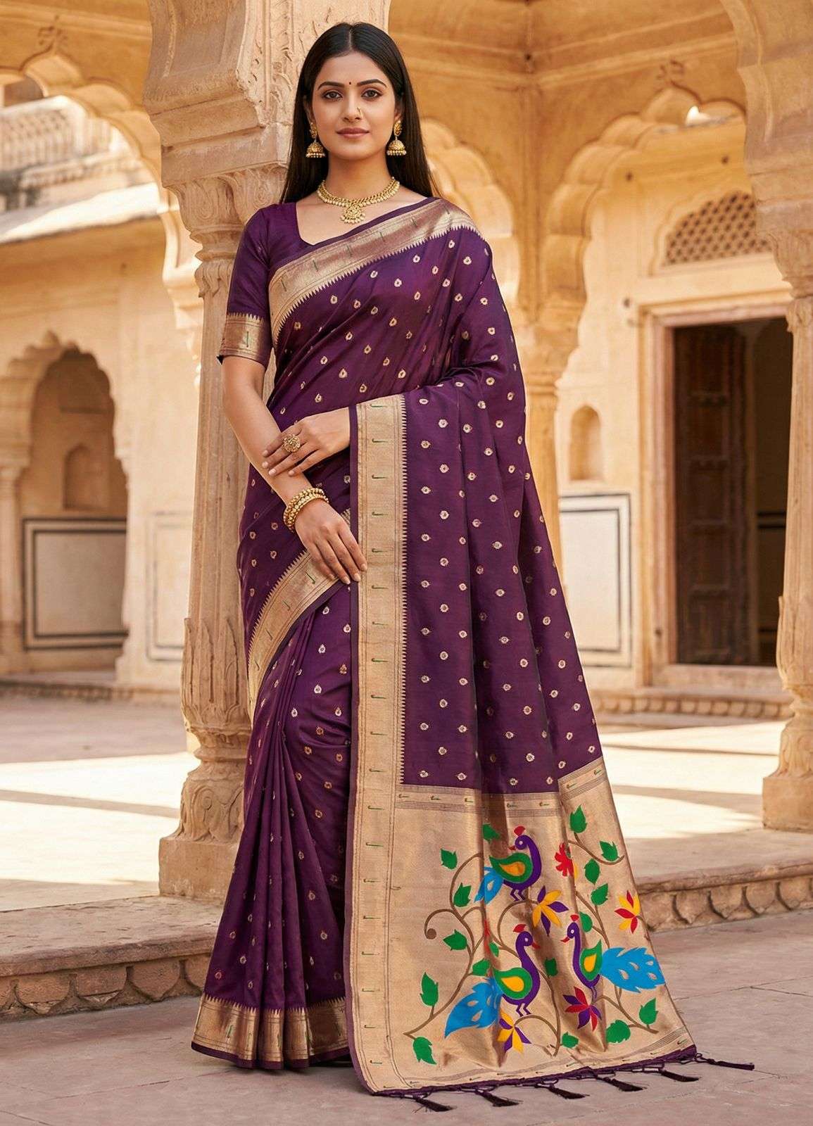 MB-14 A SERIES BY ASLIWHOLESALE DESIGNER PURE ORGANZA SILK SAREES-00049