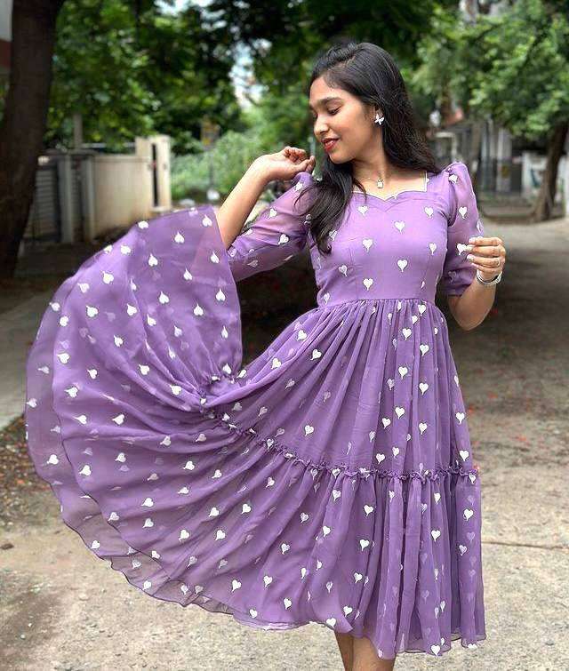 MC-1028 BY ASLIWHOLESALE FAUX GEORGETTE PRINTED GOWN-00249