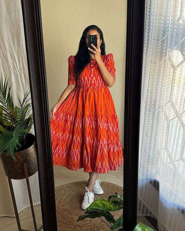 MC 1051 BY ASLIWHOLESALE SOFT MUSLIN PRINTED GOWN-00249