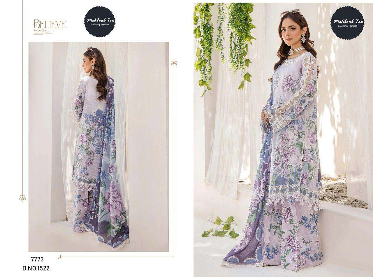 MEHBOOB TEX 1522-27-31 SERIES PURE COTTON EMBROIDERY PAKISTANI DRESSES-00062