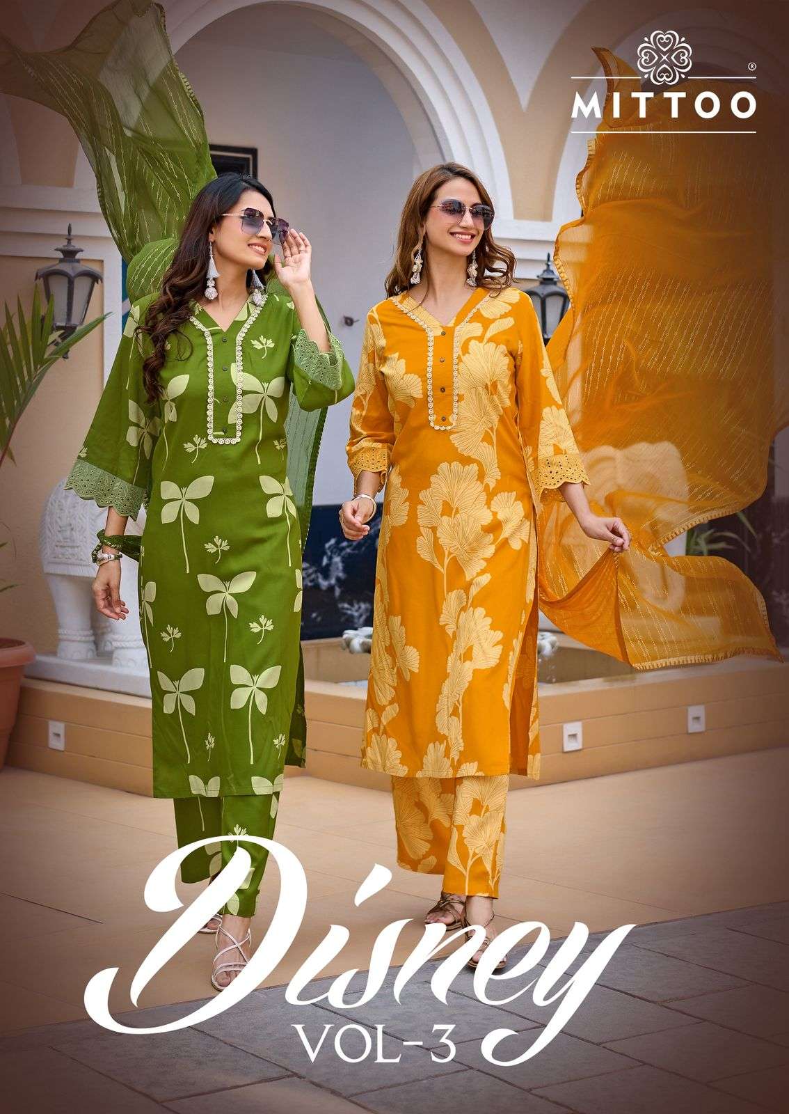MITTOO DISNEY VOL-03 3013 TO 3018 SERIES PURE RAYON PRINTED DRESSES-00014