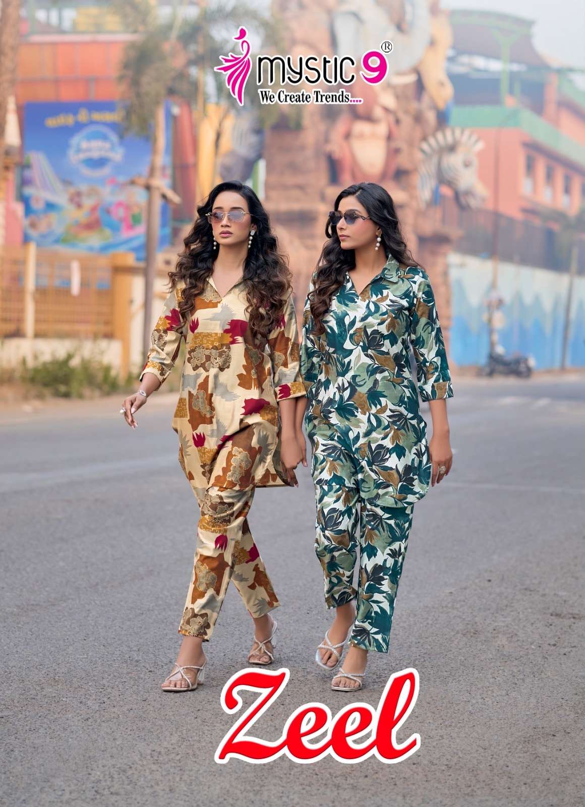 MYSTIC9 ZEEL VOL-02 2001 TO 2010 SERIES PURE GADHWAL PRINTED CO-ORD SET-00140