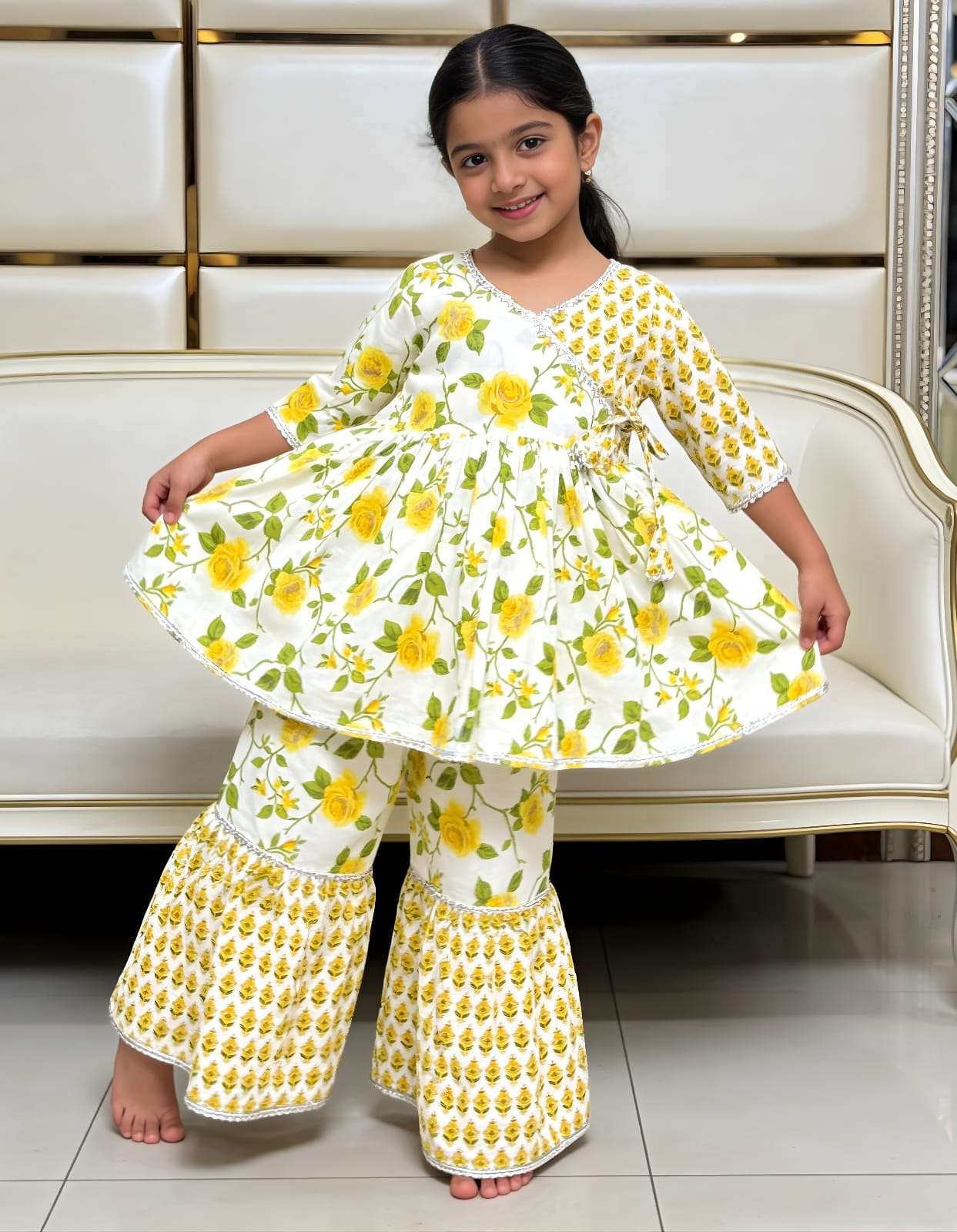 NEETI VOL-60 BY ASLIWHOLESALE COTTON PRINTED KIDS WEAR STITCHED DRESSES-00239