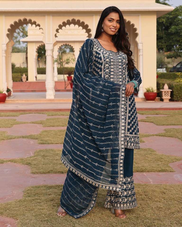  NOOR HIT VOL-4 BY ASLIWHOLESALE GEORGETTE WITH EMBROIDERY WORK DRESSES-00265