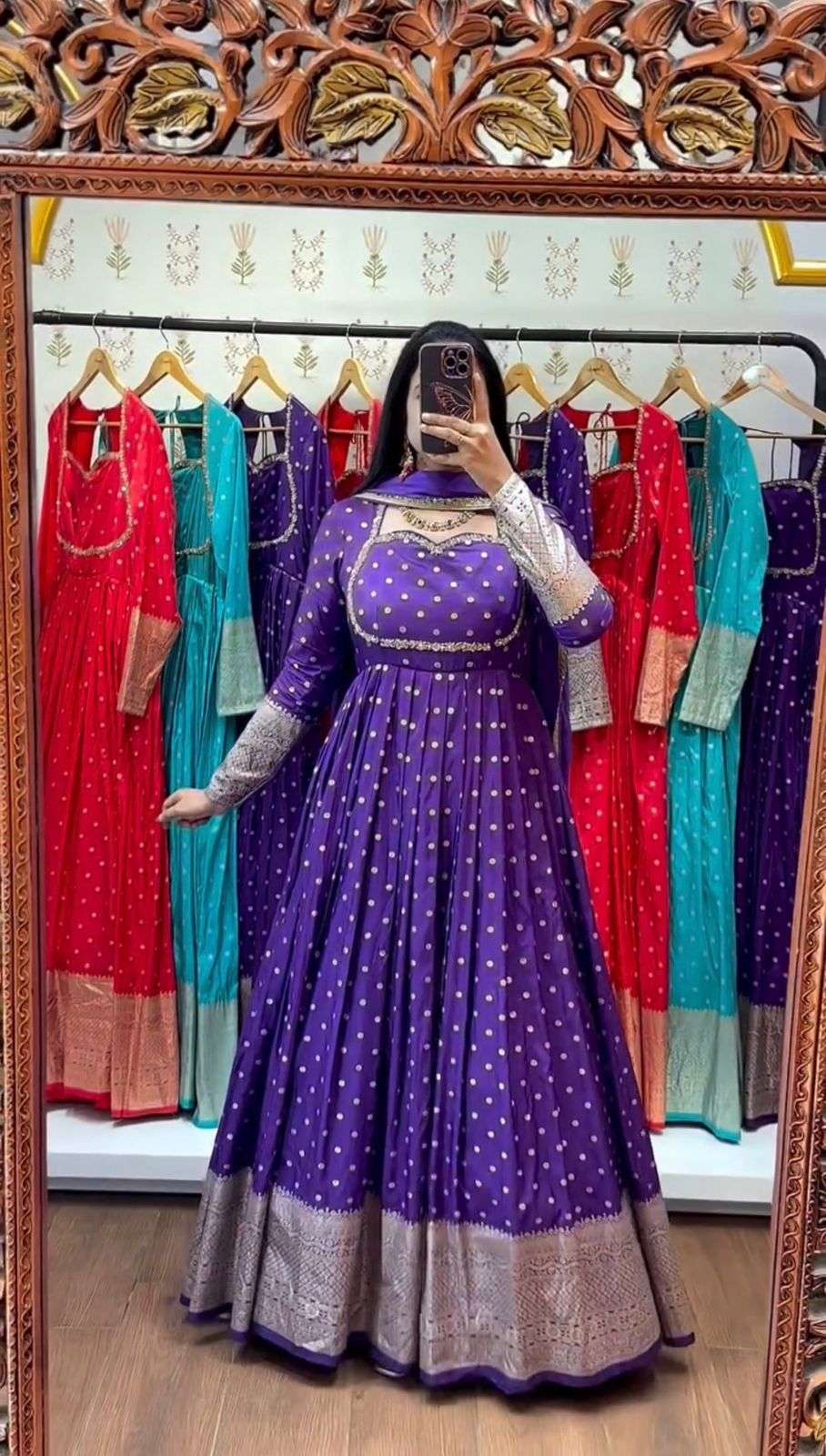 PC-570 COLOUR BY ASLIWHOLESALE DESIGNER PURE JACQUARD DRESSES-00045