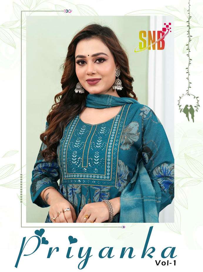 PRIYANKA VOL-1 BY ASLIWHOLESALE HEAVY VERTICAN SILK ANARKALI SUITS - 00320