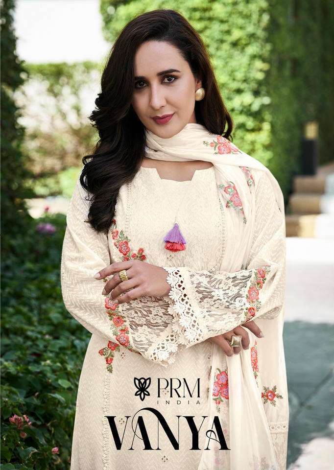 PRM TRENDZ VANYA 1056 TO 1061 SERIES COTTON PREMIUM EMBROIDERY DRESSES-00325