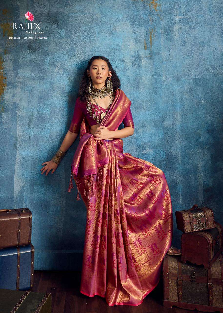 RAJTEX KALAA-STUDIO 001 TO 006 SERIES HANDLOOM SILK PRINTED SAREES-00137
