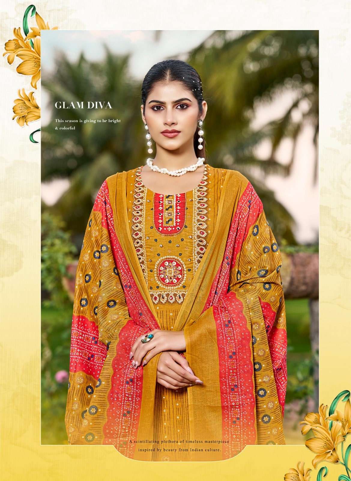 RANGMAYA COTTON AURA 101 TO 106 SERIES PURE COTTON DRESSES-00140