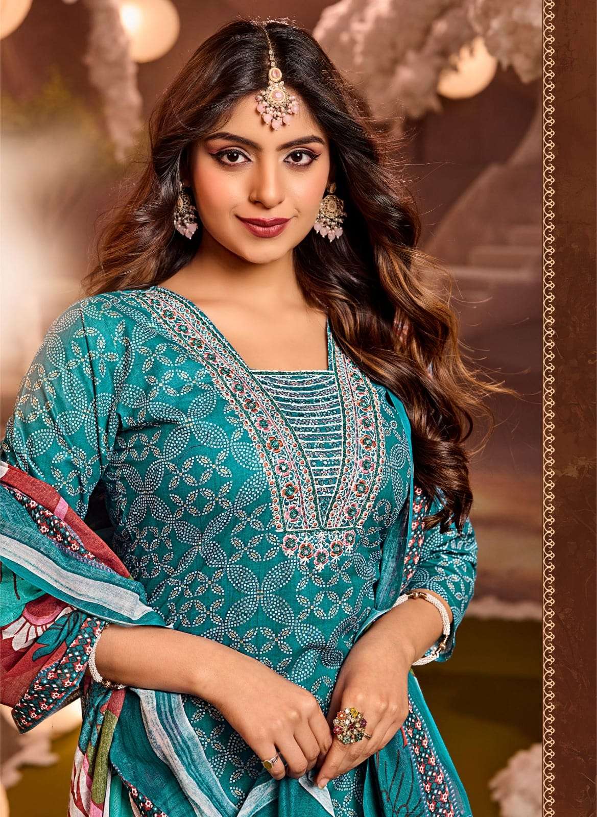 RANGMAYA COTTON UNIQUE 101 TO 108 SERIES PURE COTTON PRINTED DRESSES-00140