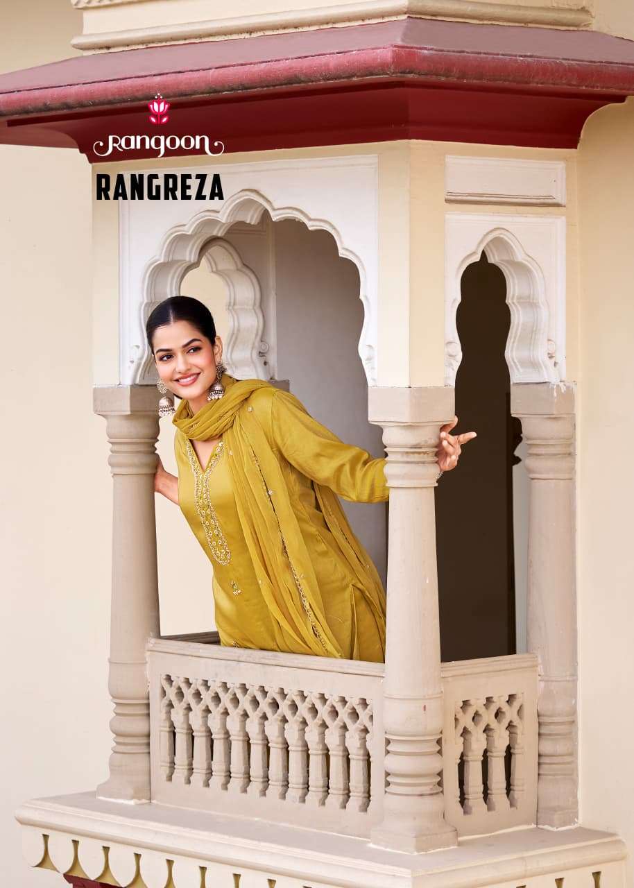 RANGOON RANGREZA 10471 TO 10474 SERIES VISCOSE SIMMER EMBROIDERY DRESSES-00325