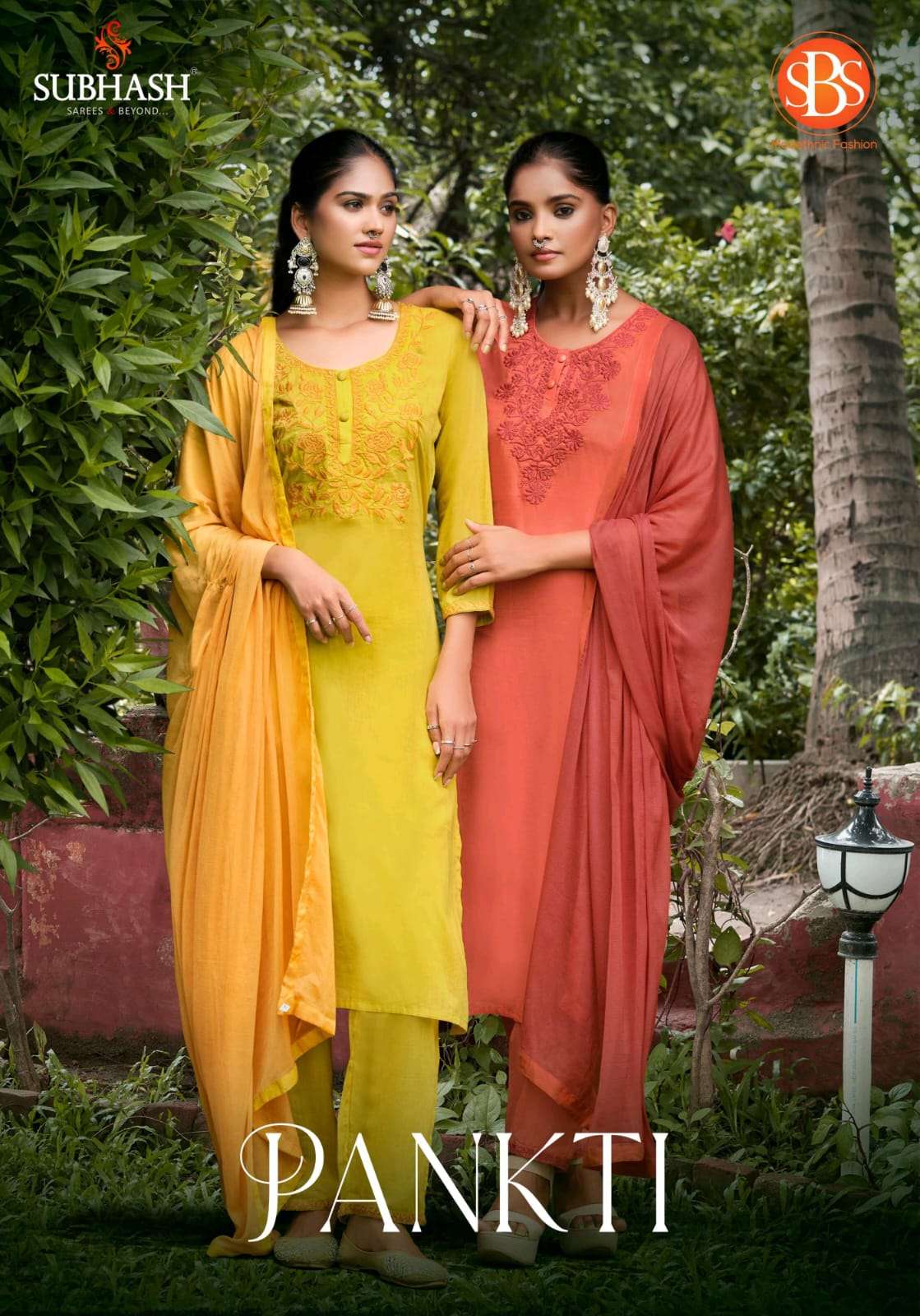 SBS FASHION PANKTI S-5975 TO S-5978 SERIES COTTON EMBRODERY DRESSES-00014