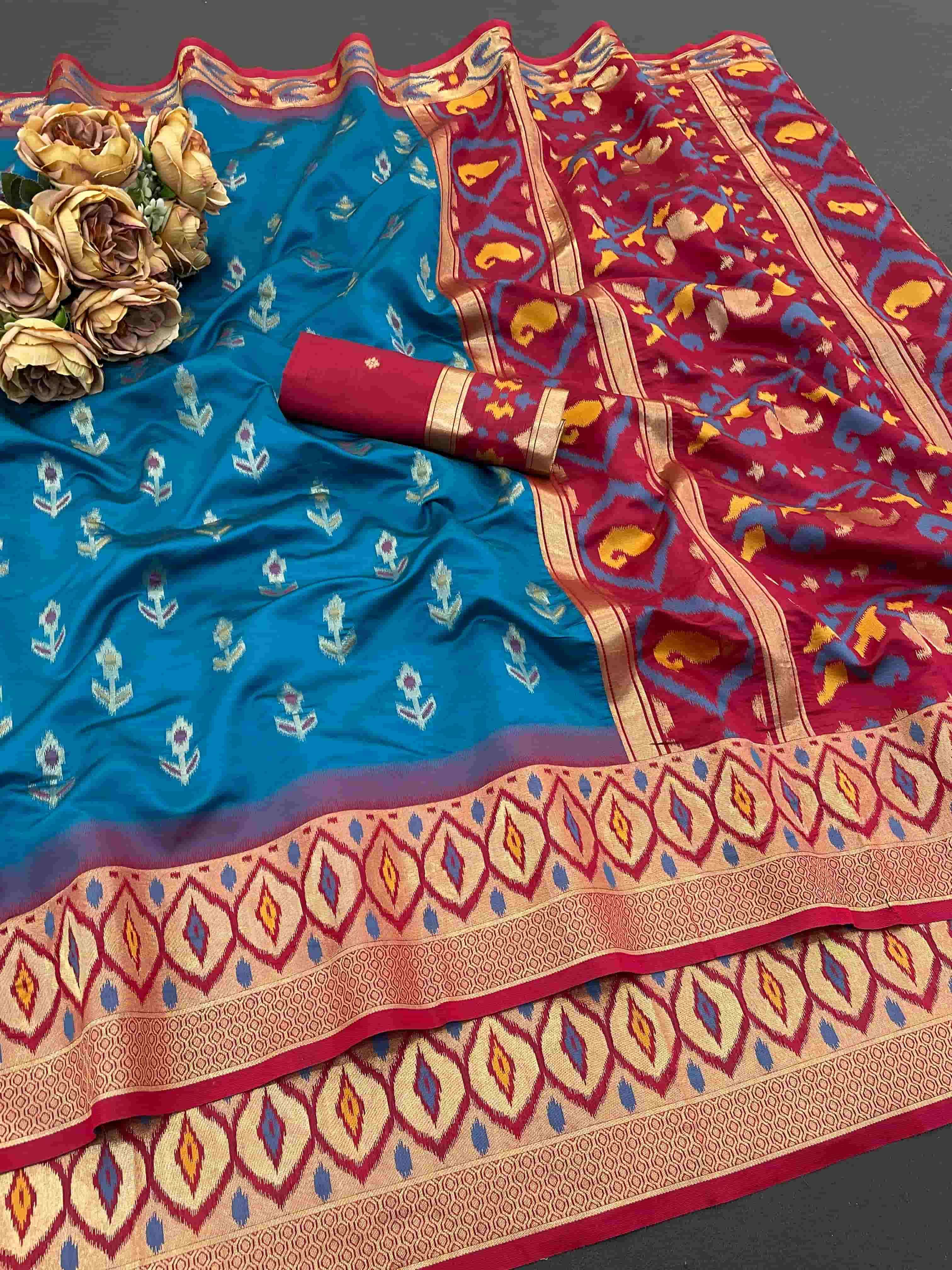 SF-1054 BY ASLIWHOLESALE SILK PRINTED PREMIUM SAREES-00314