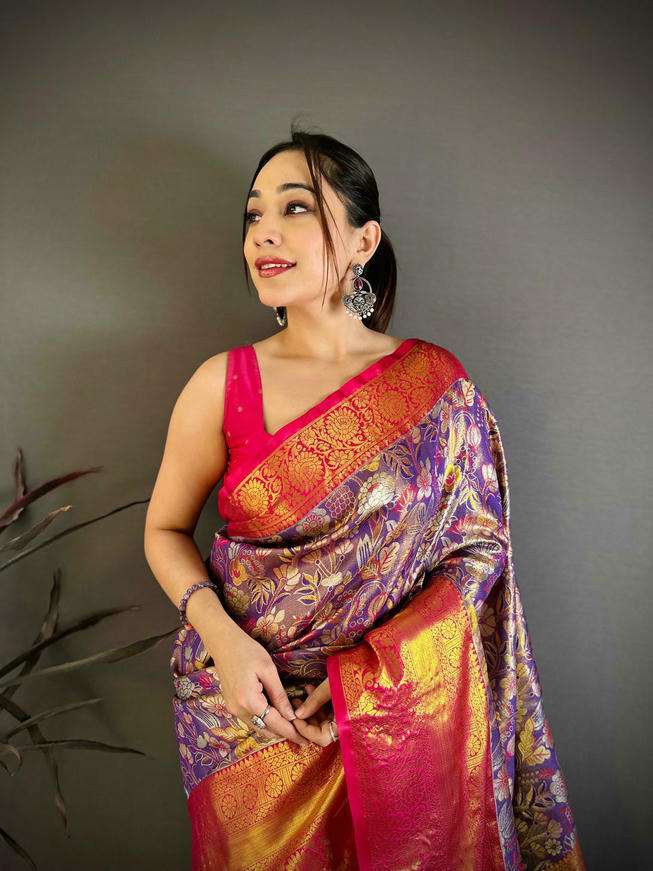 SF-1056 BY ASLIWHOLESALE KANJIVARAM SILK PREMIUM SAREES-00314