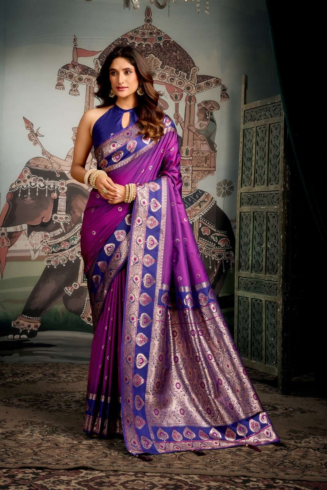 SHRAVYA SILK BY ASLIWHOLESALE 2101 TO 2106 SERIES  SILK PREMIUM PRINTED SAREES-00321