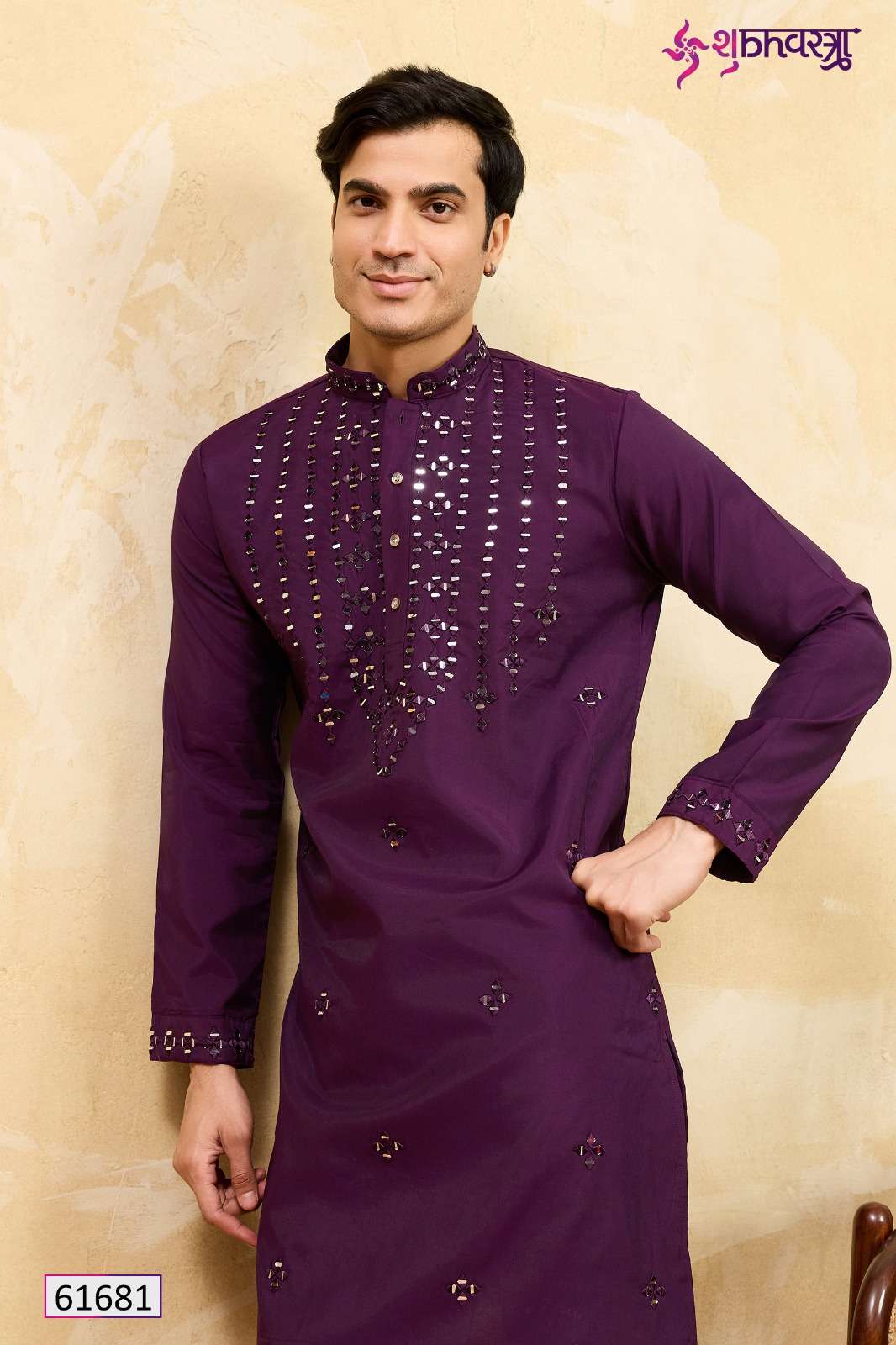 SHUBHKALA ROYAL OCCASIONS-2 61681 TO 61683 SERIES PURE VISCOSE SILK EMBROIDERY KURTA-00278