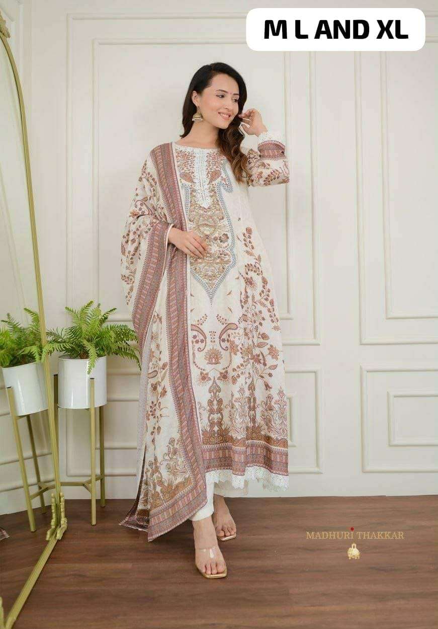 SWATI VOL-87 BY ASLIWHOLESALE MUSLIN PRINTED STITCHED DRESSES-00260
