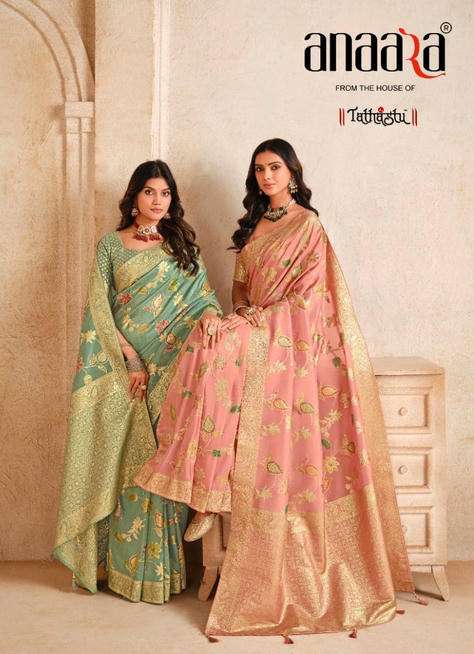 TATHASTU ANAARA 7502 TO 7508 SERIES SILK FANCY PRINTED SAREES-00137
