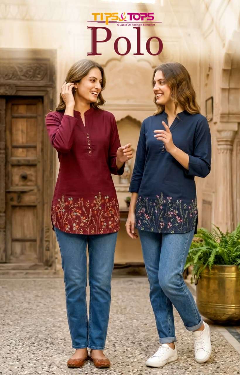 TIPS AND TOPS POLO VOL-01 01 TO 06 SERIES PURE RAYON SULB 18KG TUNICS-00140