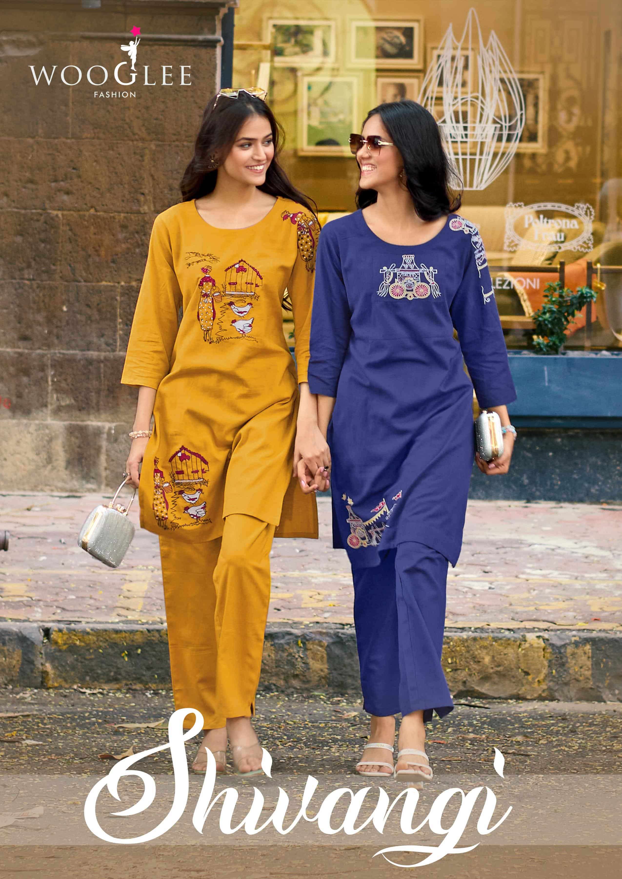 WOOGLEE SHIVANGI 2001 TO 2006 SERIES PURE COTTON CO-ORD SET-00014