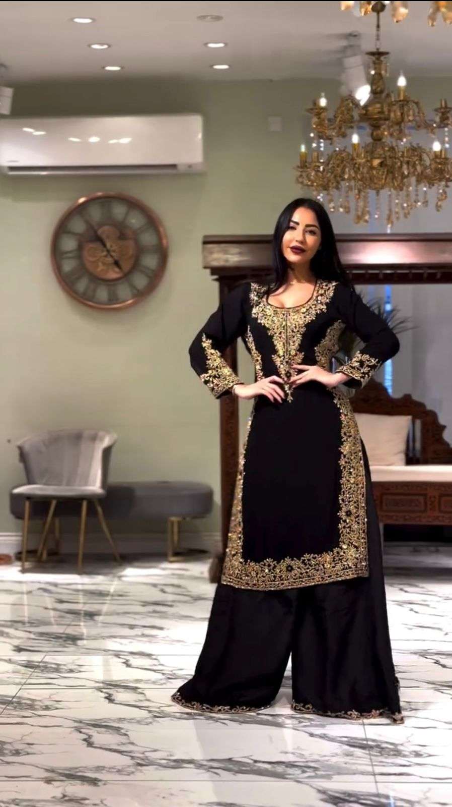 1599 HIT COLOUR BY ASLIWHOLESALE FAUX GEORGETTE THREAD WITH SEQUNCE WORK - 00241