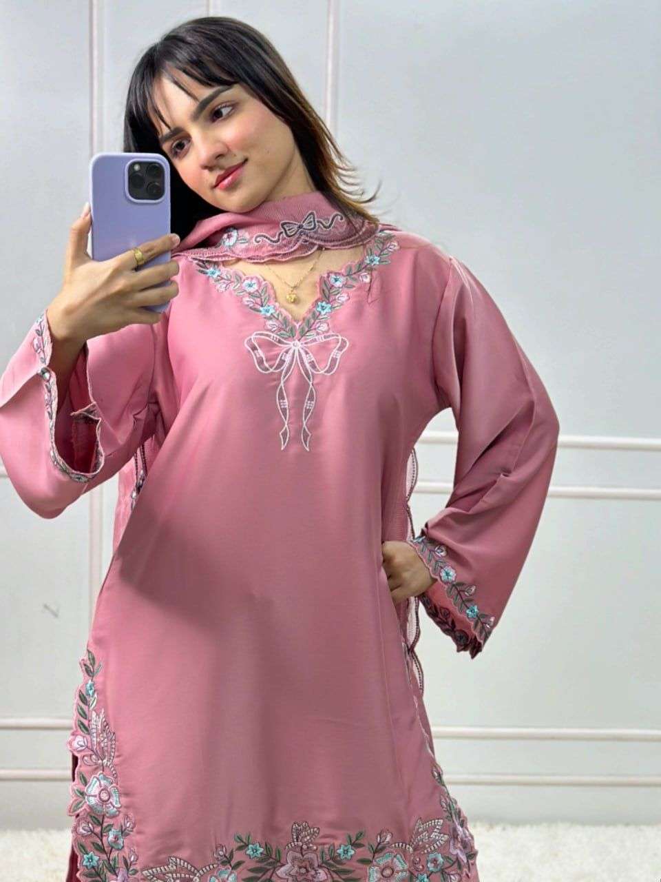 6014 HIT COLOUR BY ASLIWHOLESALE CREPE THREAD WITH SEQUNCE DRESSES - 00242