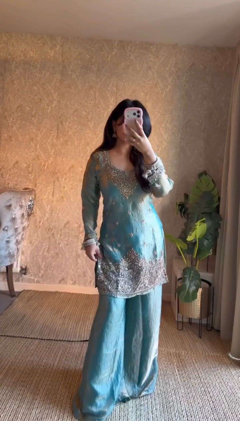 6015 HIT COLOUR BY ASLIWHOLESALE FENDY SILK THREAD WITH SEQUNCE DRESSES - 00242