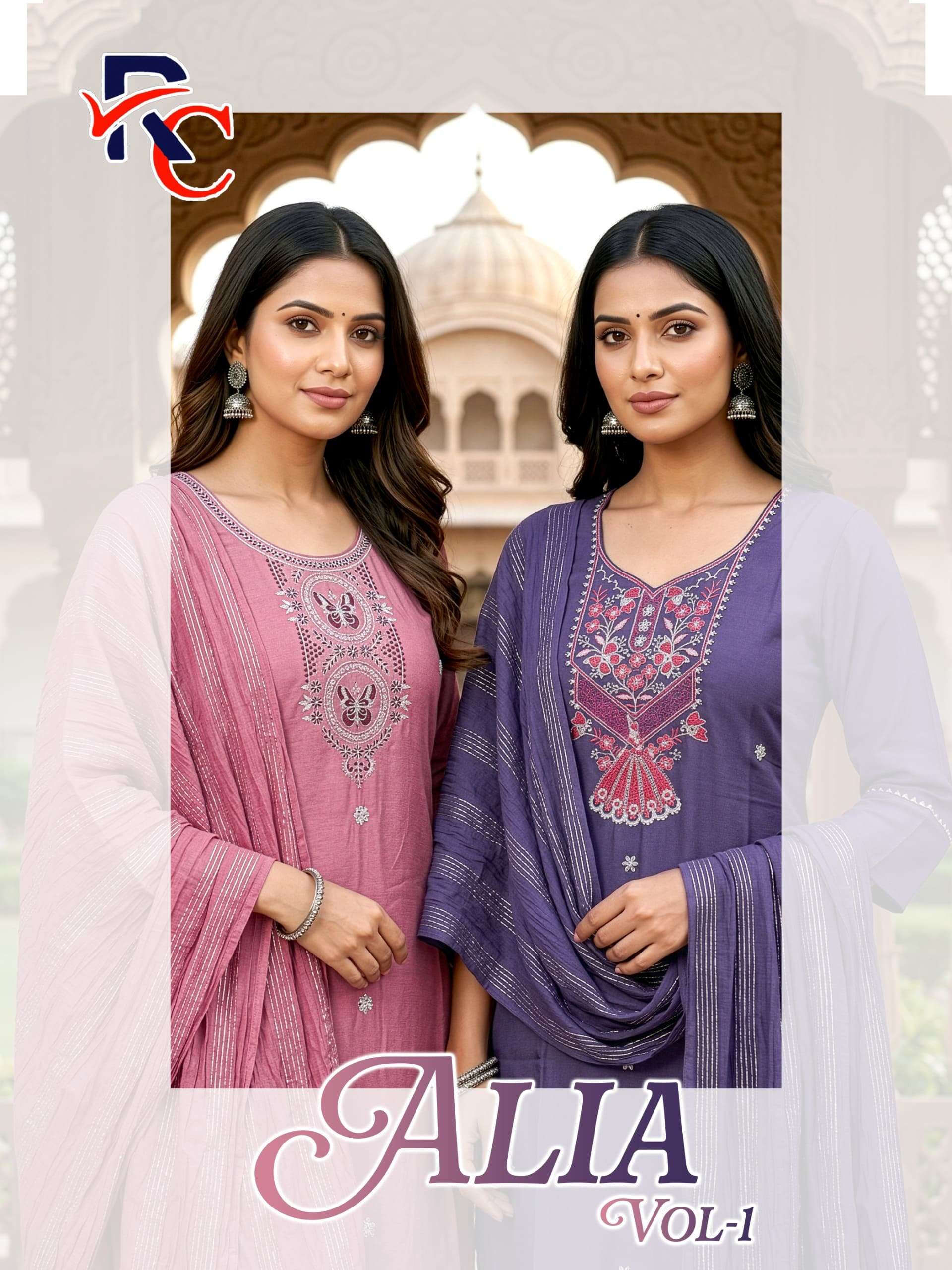 ALIA VOL-1 BY ASLIWHOLESALE ROMAN SILK SEQUNCE DRESSES - 00320