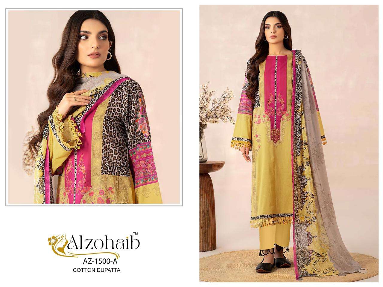 ALZOHIAB AZ-1500 A TO B SERIES PREMIUM COTTON PRINTED DRESSES-00062