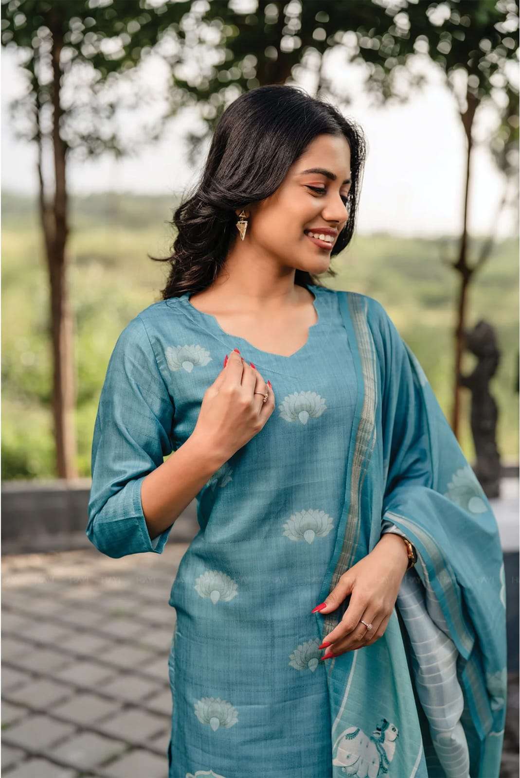 ANAMIKA BY ASLIWHOLESALE COTTON STITCHED DRESSES - 00264