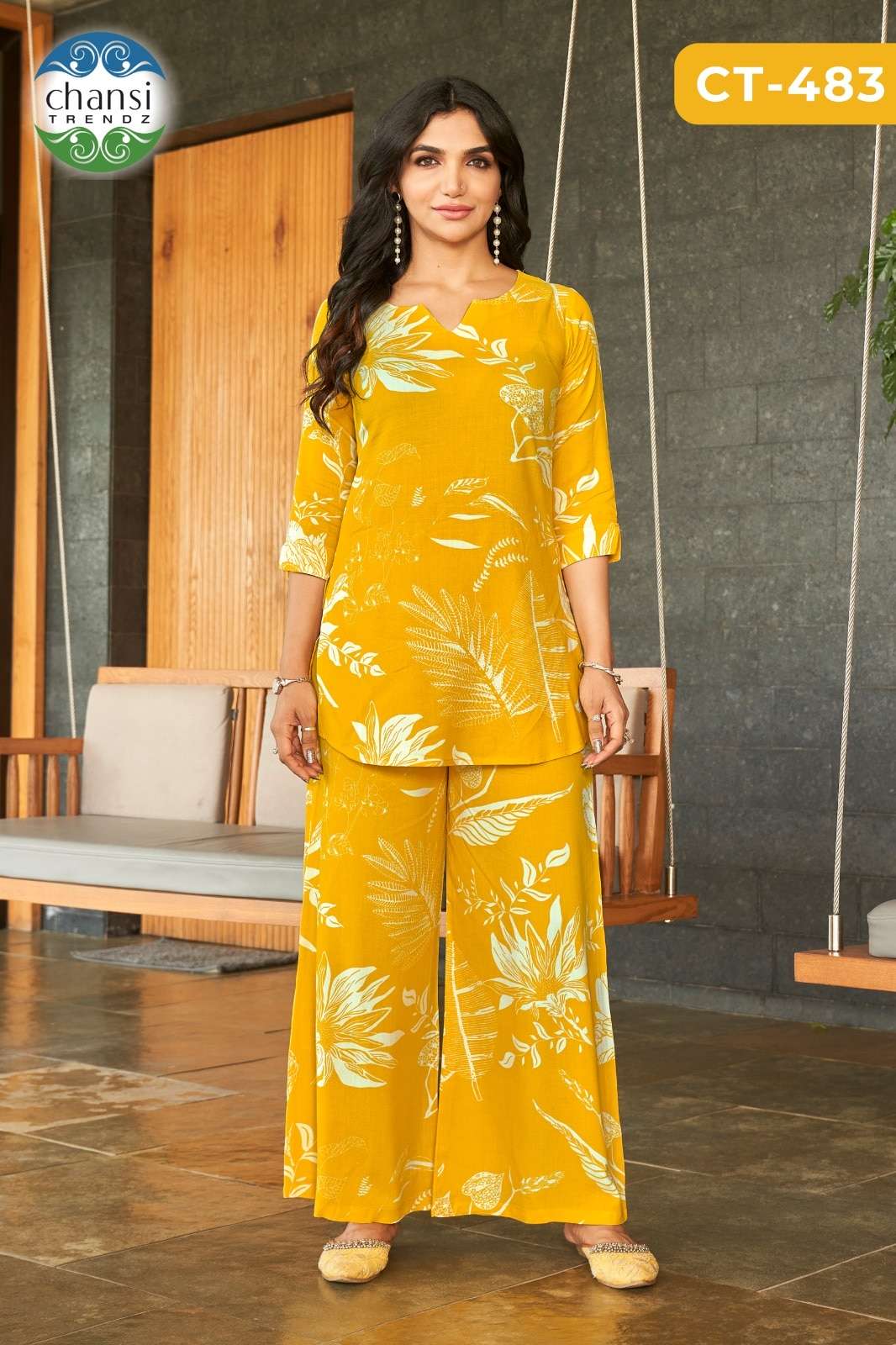 CHANSI TRENDZ RAMAA PRINTED RAYON PREMIUM STITCHED KURTIS-00303