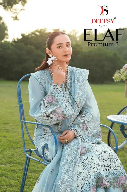 DEEPSY SUIT ELAF PREMIUM VOL-3 1741 TO 1746 SERIES COTTON EMBROIDERY PAKISTANI SUIT-00011