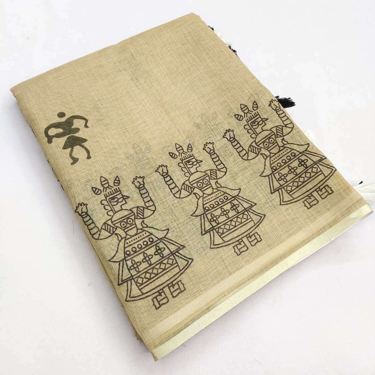 DEVYANI VOL-198 BY ASLIWHOLESALE LINEN COTTON PRINTED SAREES - 00259