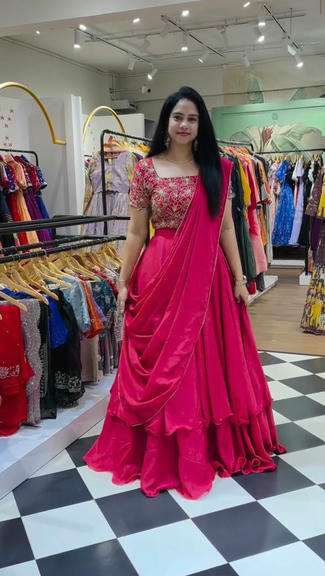 DS17 HIT DESIGN BY ASLIWHOLESALE CHINON SILK EMBROIDERY LEHENGAS - 00291