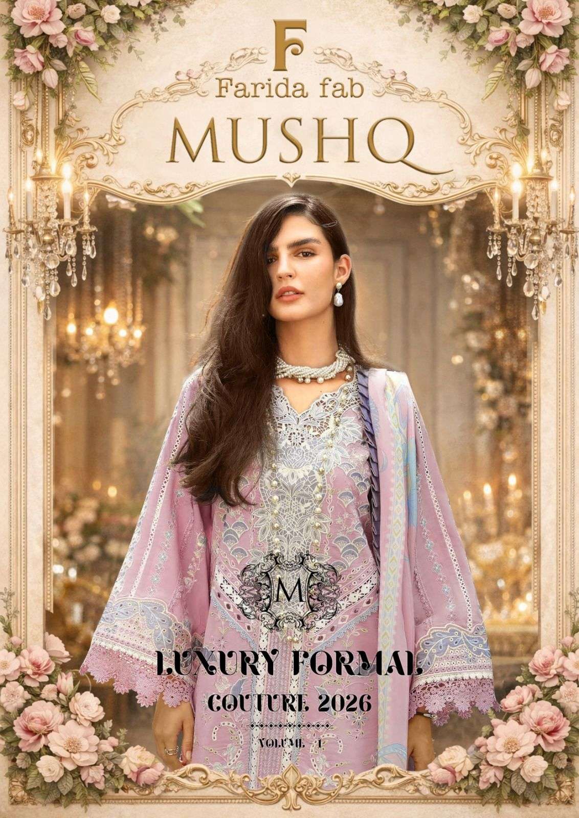FARIDA FAB MUSHQ 101 TO 106 SERIES COTTON PRINTED PAKISTANI DRESSES SET-00062