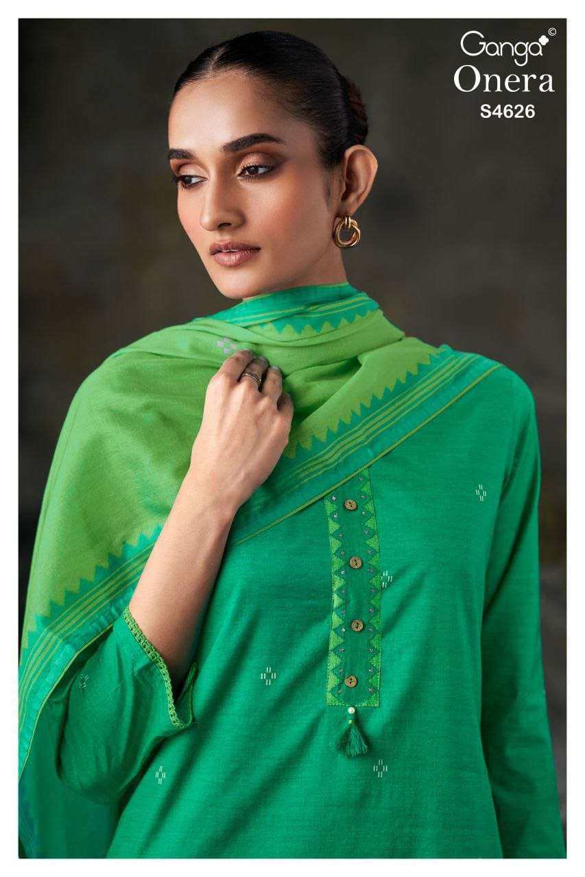 GANGA FASHION ONERA S-4626 SERIES COTTON PRINTED PREMIUM DRESSES-00252