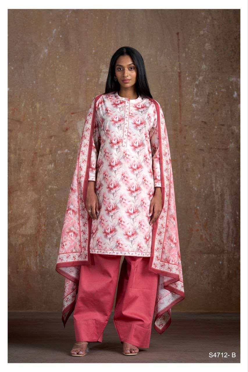 GANGA FASHION VAMIL S-4712 SERIES COTTON PREMIUM PRINTED SUIT-00252
