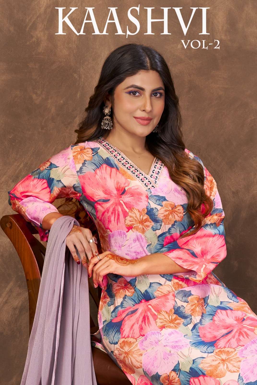 KAASHVI VOL-2 NX BY ASLIWHOLESALE CHANDERI WITH HANDWORK DRESSES - 00265