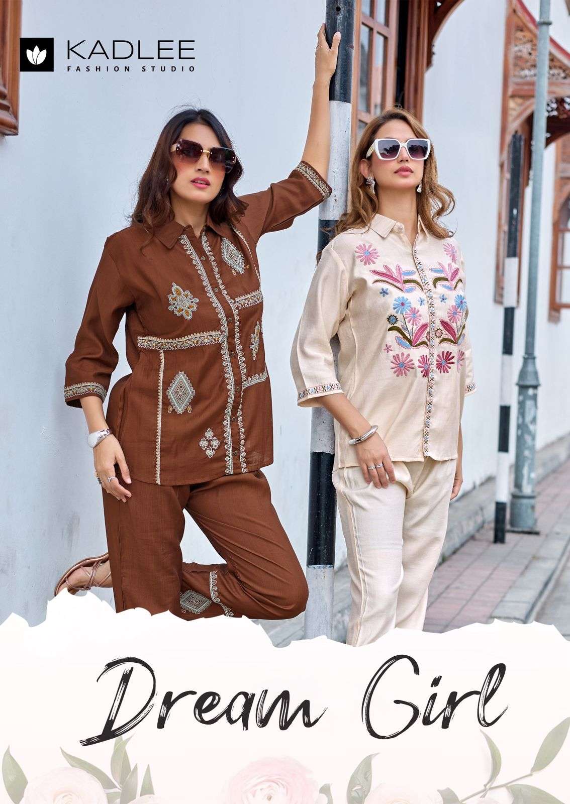 KADLEE DREAM GIRL 2001 TO 2005 SERIES VISCOSE EMBROIDERY STITCHED CO-ORD SET-00014