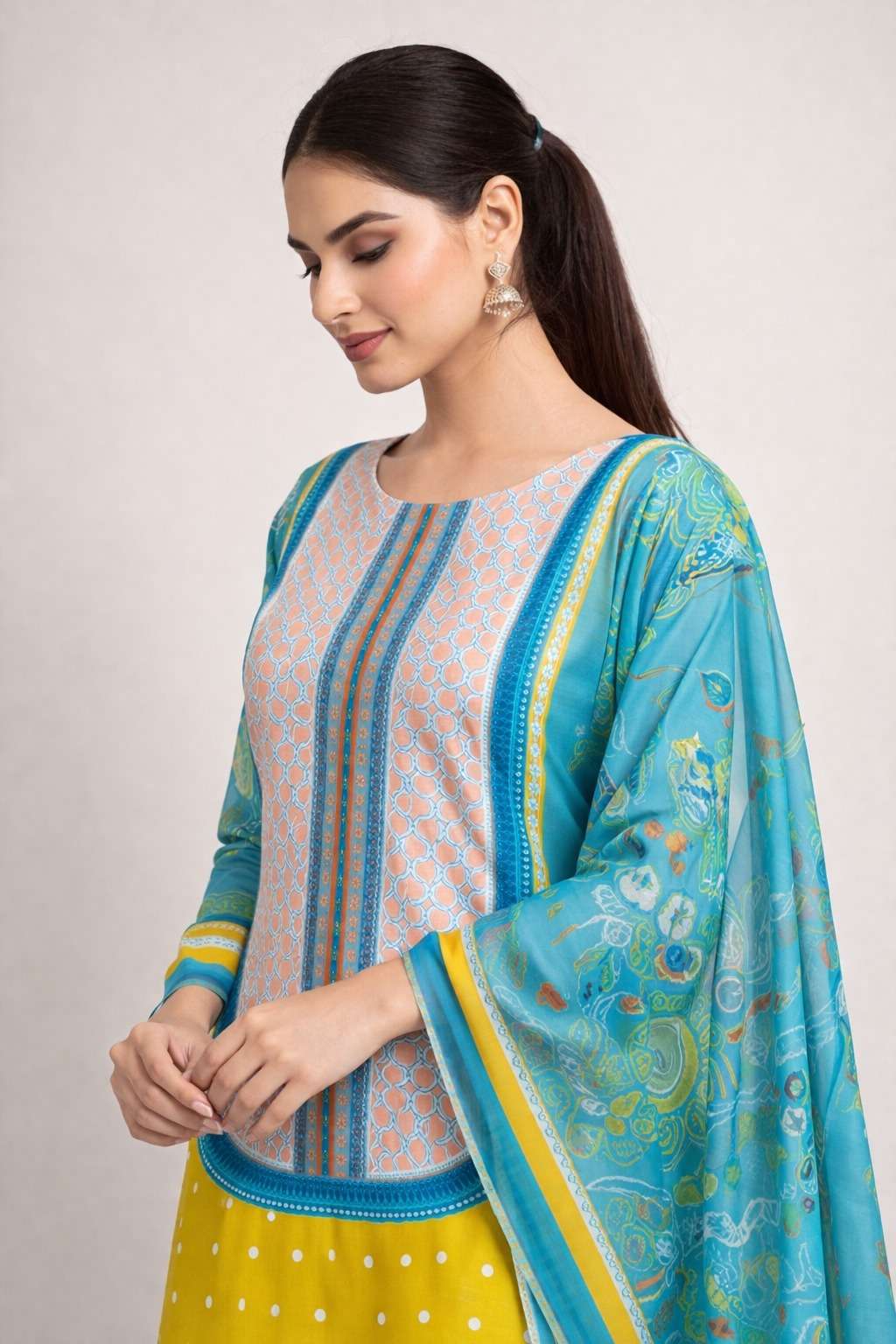 KRIVA VOL-10 BY ASLIWHOLESALE MUSLIN COTTON PRINTED DRESSES - 00104